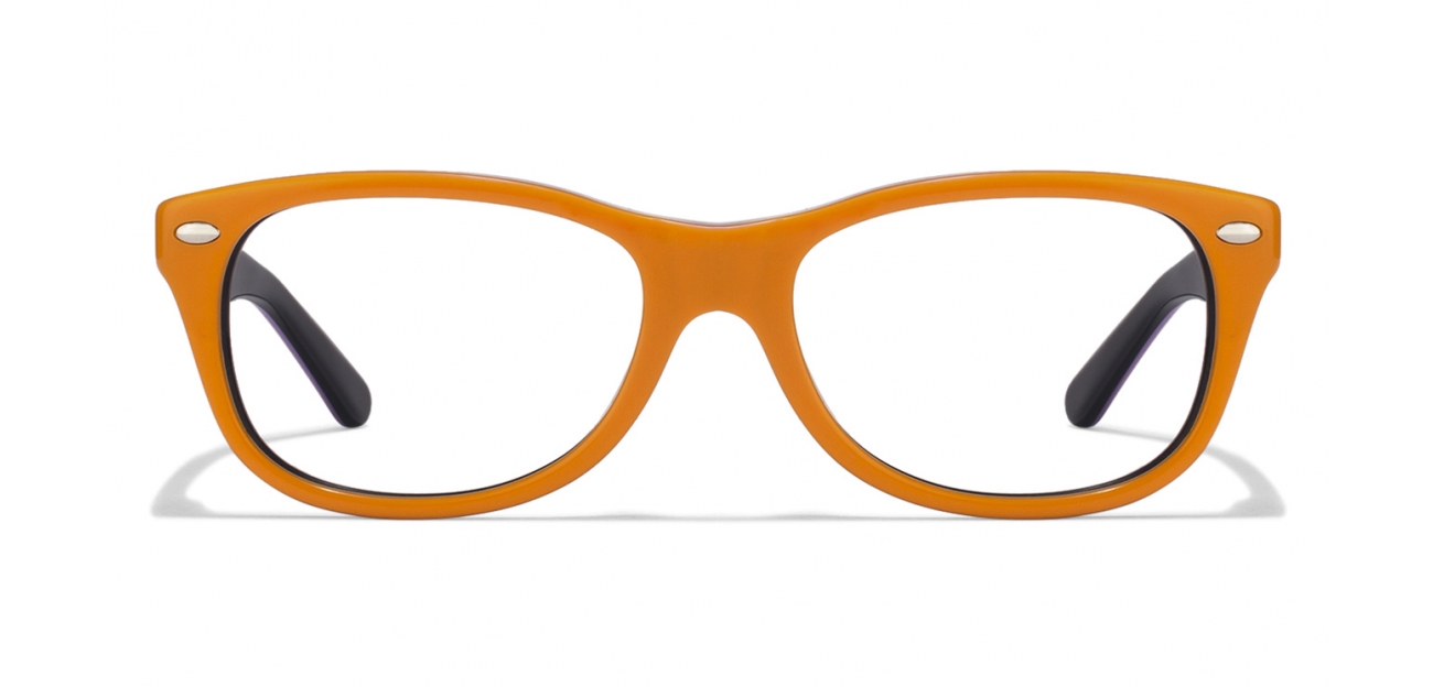 Ray-Ban Jr. RY1544 Size:48 Orange Blue 3629 Wayfarer Kids ...