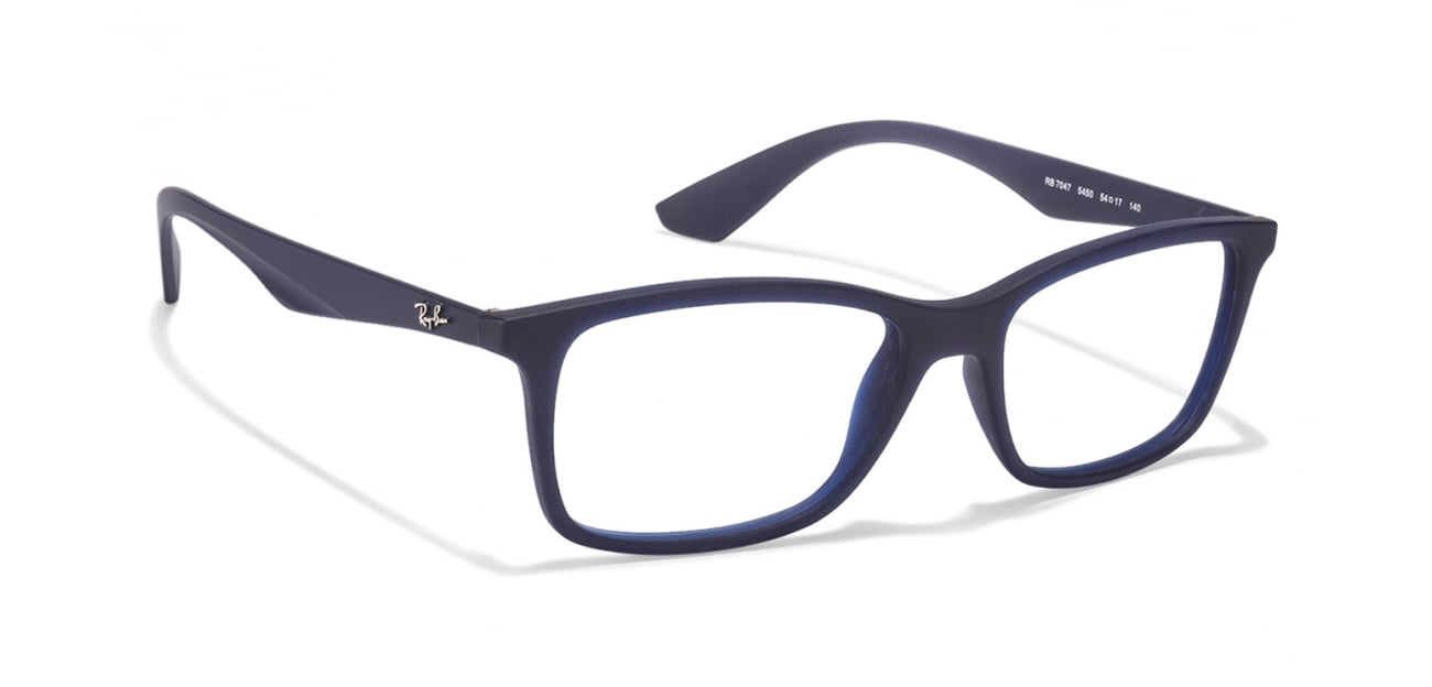 Buy Ray-Ban RX7047 5450 Size:54 Blue Eyeglasses @ Rs.5790