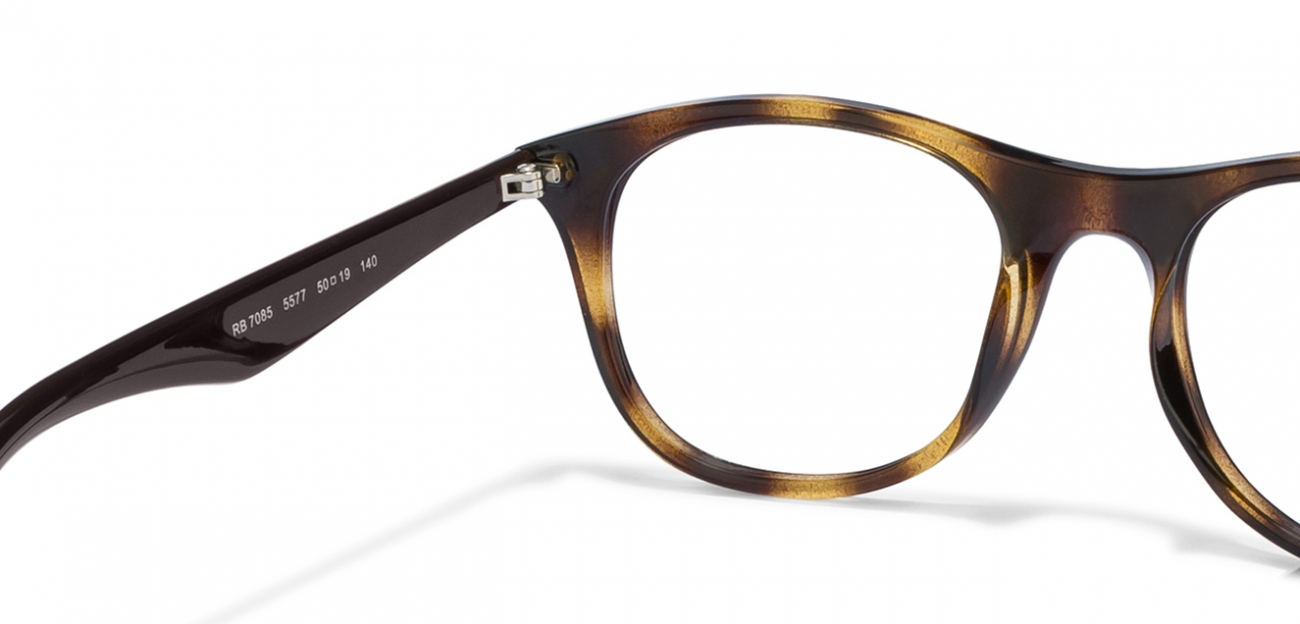 Ray-Ban RX7085 Size:50 Tortoise Brown 5577 Wayfarer ...