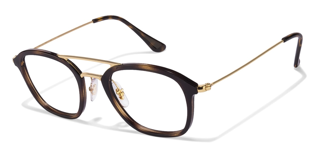 Shop online for Ray-Ban RX7098 Size:48 Golden Tortoise ...