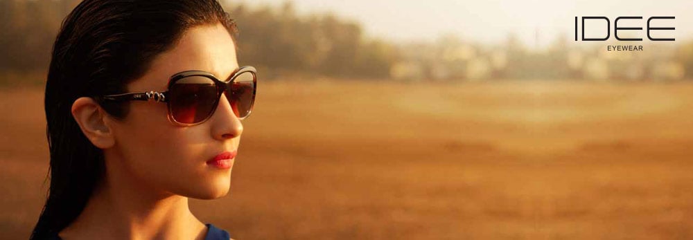 Stylish Women's Extra Large Sunglasses | Gradient Green | Idee Sunglasses |  Optic One UAE
