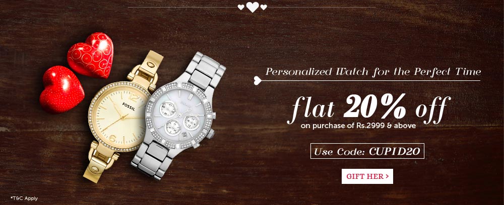 Personalized Watches - Flat 20% Off