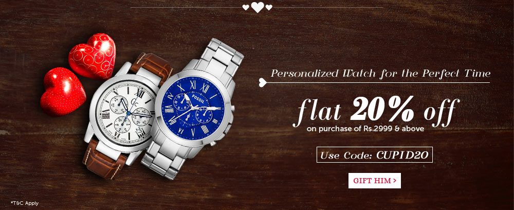 Personalized Watches - Flat 20% Off
