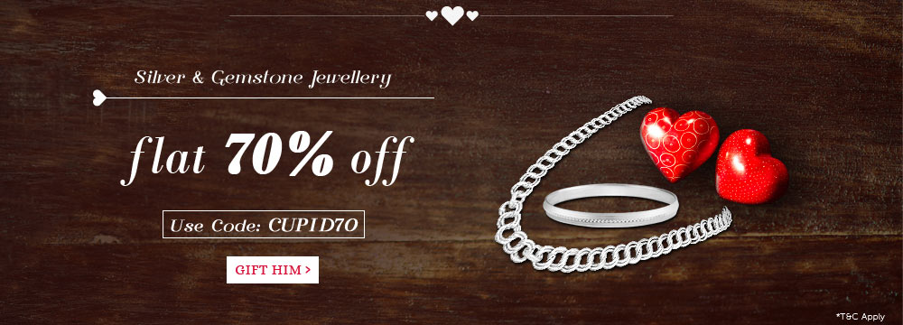 Silver - Flat 70% Off