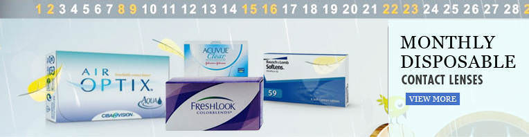 Monthly Disposable Contact Lenses