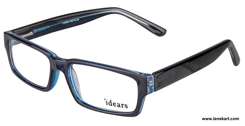 Idears Du Id 3208 Black Blue Eyeglasses At Lenskart Com Rs 799