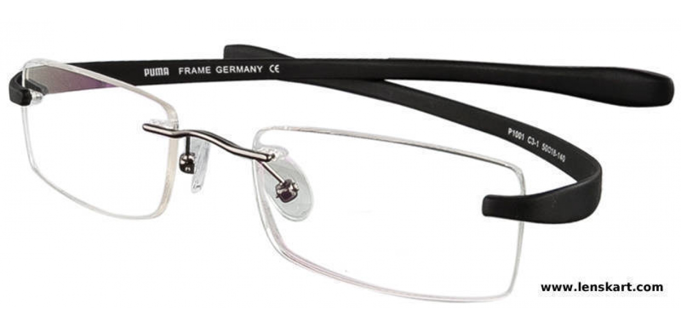 Puma P1001 Brown Black C3-1 Eyeglasses