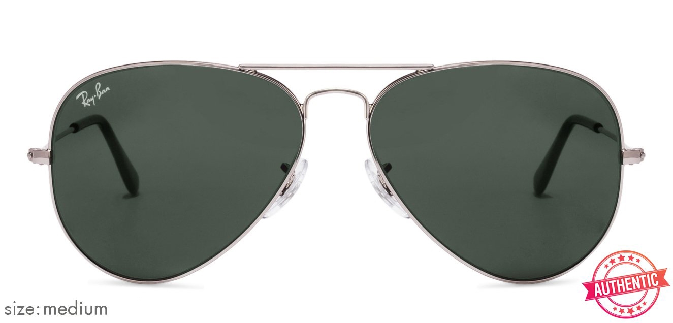 medium sized aviator sunglasses