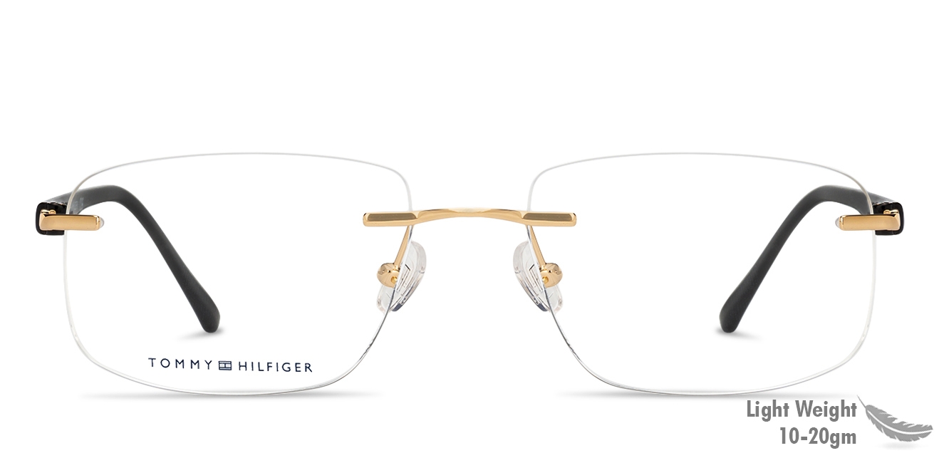 tommy hilfiger frameless specs
