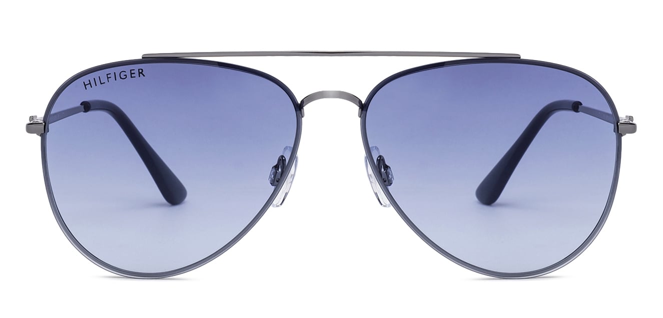 Gunmetal Blue Gradient C1 Unisex Sunglasses