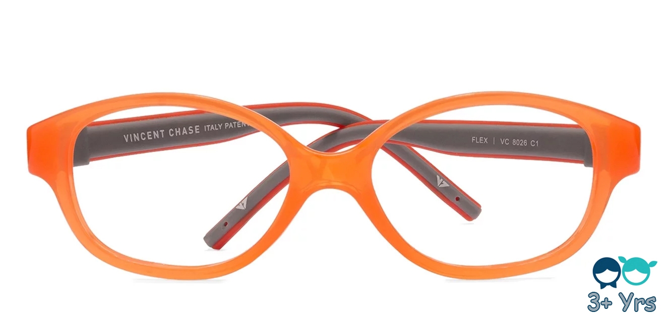 Orange Transparent Grey Full Rim Oval Kids 3 Yrs Size 43 Vincent Chase Flex Vc 8026 C1 Eyeglasses Lenskart has the most experienced eye specialists who carry more than 100+ bestselling frames. vincent chase kids vc 8026