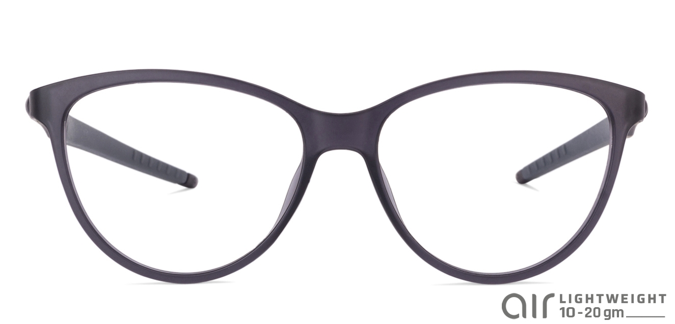 Shop Online For Grey Transparent Sky Blue Full Rim Cat Eye Medium