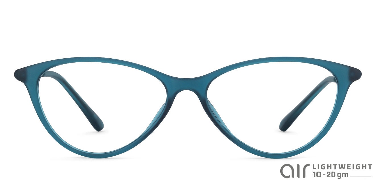 Buy Blue Full Rim Cat Eye Small Size 50 Vincent Chase Air Signia
