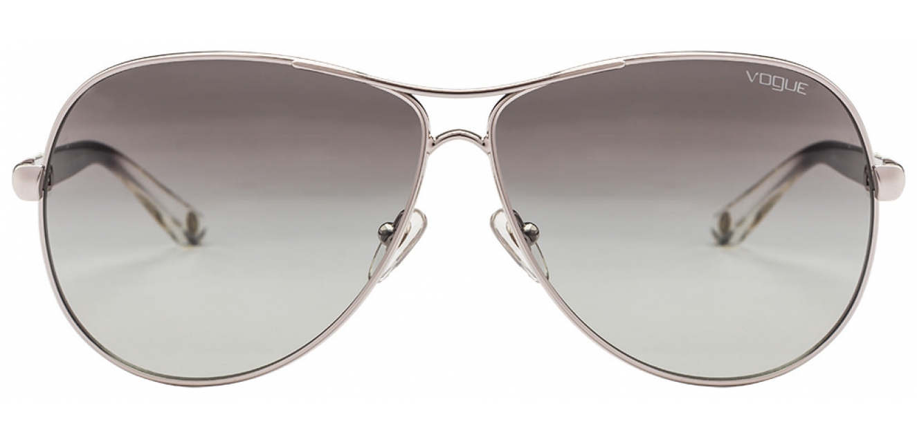 Vogue VO3752S Medium (Size64) Silver Black Grey Gradient Women