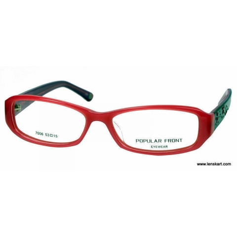 Shop Online For Popular Front 7006 C555 Pink Black Design Eyeglasses