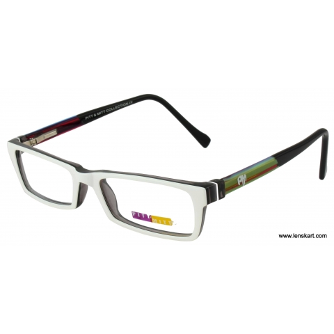 Shop Online For Pitt Mitt Fr 1034 C1 45 White Kids Eyeglasses