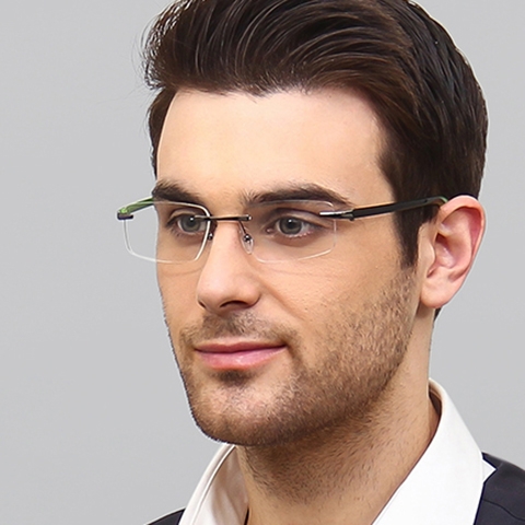 rimless specs lenskart