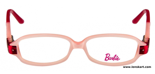 Shop online for Barbie BARO-1017-271 Pink Kids Eyeglasses