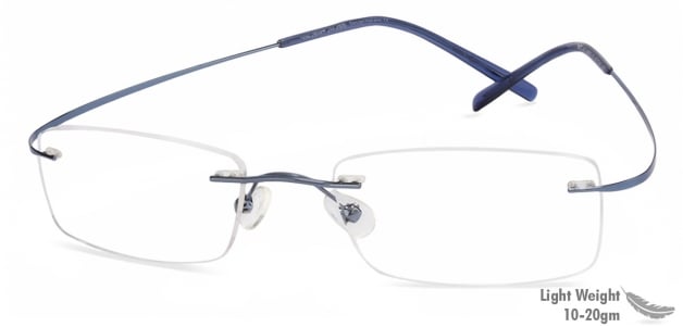 rimless specs lenskart