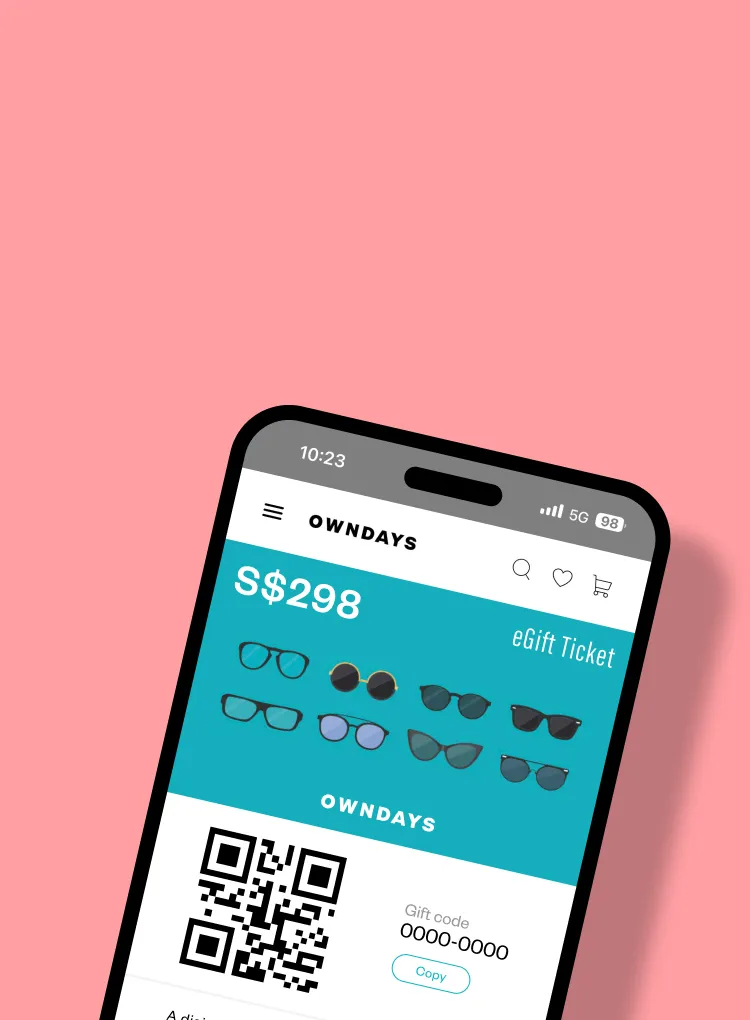 OWNDAYS eGift Ticket