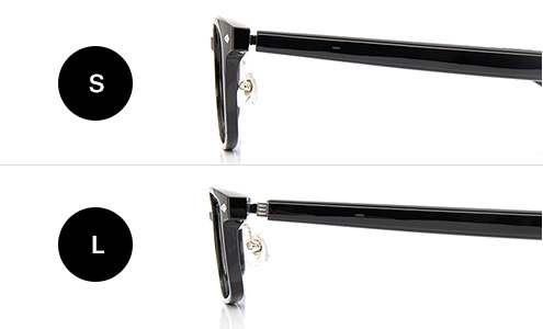 Spare hinges (1 set in size S)