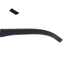 Rubber temple ends for a more secure fit